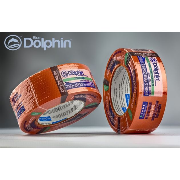 Малярная лента Blue Dolphin 48мм х 50м для грубых поверхностей, фото  | SNABZHENIE.com.ua