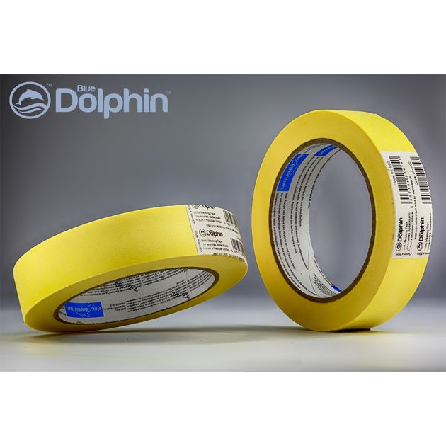 Малярная лента Blue Dolphin 25мм х 50м универсальная, фото  | SNABZHENIE.com.ua