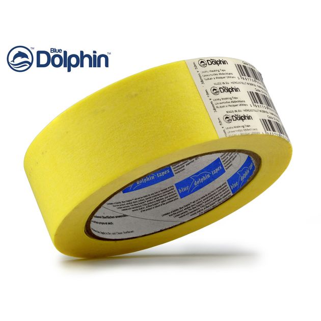Малярна стрічка 38мм х 50м Blue Dolphin загального призначення, фото , зображення 4 | SNABZHENIE.com.ua Малярна стрічка 38мм х 50м Blue Dolphin загального призначення, фото , зображення 4 | SNABZHENIE.com.ua