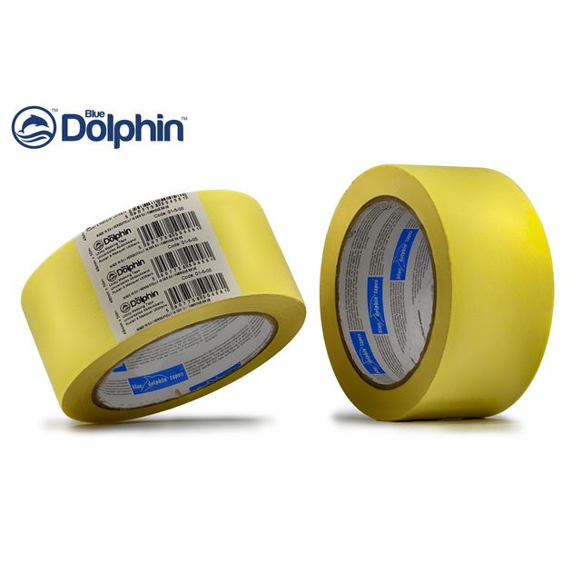 Малярська стрічка (скотч) 48мм х 50м Blue Dolphin загального призначення, фото , зображення 2 | SNABZHENIE.com.ua Малярська стрічка (скотч) 48мм х 50м Blue Dolphin загального призначення, фото , зображення 2 | SNABZHENIE.com.ua