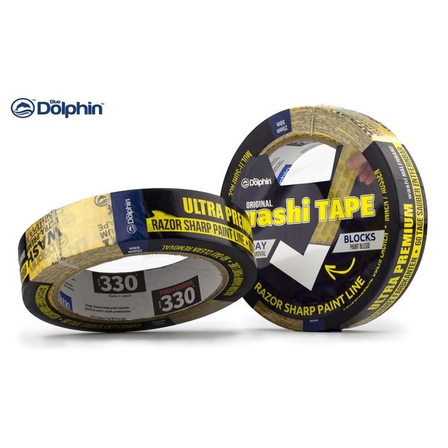 Малярная лента Blue Dolphin 25мм х 50м WASHI XF7, фото , изображение 9 | SNABZHENIE.com.ua Малярная лента Blue Dolphin 25мм х 50м WASHI XF7, фото , изображение 9 | SNABZHENIE.com.ua