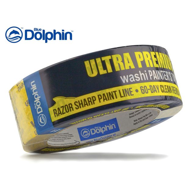 Малярная лента Blue Dolphin 48мм х 50м, рисовая бумага, фото , изображение 9 | SNABZHENIE.com.ua Малярная лента Blue Dolphin 48мм х 50м, рисовая бумага, фото , изображение 9 | SNABZHENIE.com.ua