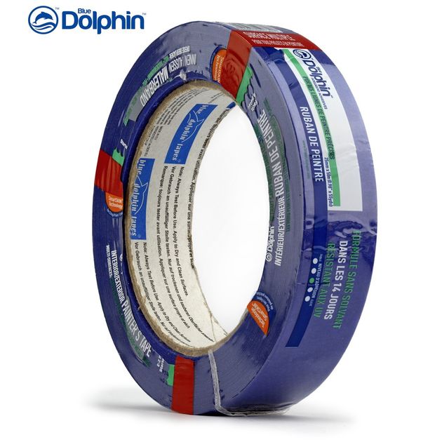 Малярная лента Blue Dolphin 25мм х 50м синяя, фото , изображение 8 | SNABZHENIE.com.ua Малярная лента Blue Dolphin 25мм х 50м синяя, фото , изображение 8 | SNABZHENIE.com.ua