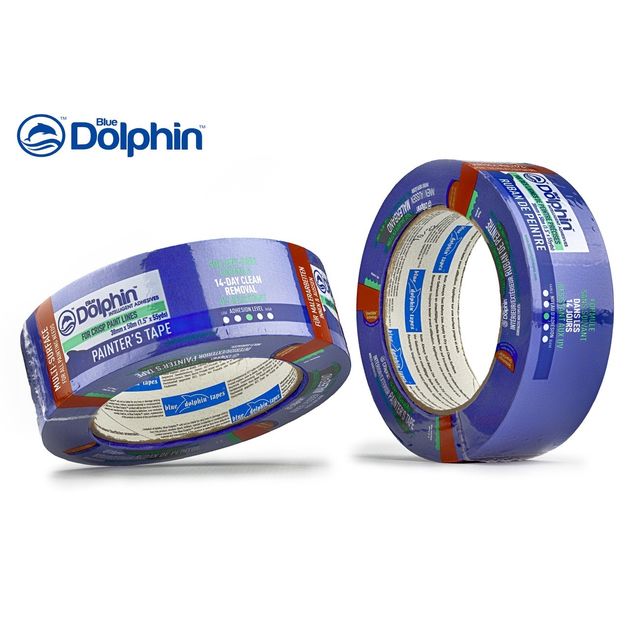 Малярная лента 38мм х 50м Blue Dolphin Special Blue синяя, фото , изображение 8 | SNABZHENIE.com.ua Малярная лента 38мм х 50м Blue Dolphin Special Blue синяя, фото , изображение 8 | SNABZHENIE.com.ua