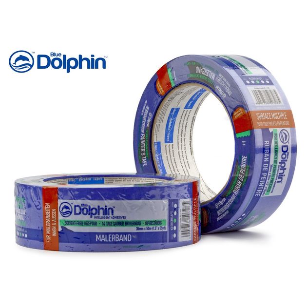 Малярная лента Blue Dolphin Special Blue 48мм х 50м синяя, фото , изображение 5 | SNABZHENIE.com.ua Малярная лента Blue Dolphin Special Blue 48мм х 50м синяя, фото , изображение 5 | SNABZHENIE.com.ua