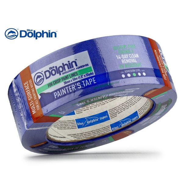Малярная лента Blue Dolphin Special Blue 48мм х 50м синяя, фото , изображение 4 | SNABZHENIE.com.ua Малярная лента Blue Dolphin Special Blue 48мм х 50м синяя, фото , изображение 4 | SNABZHENIE.com.ua