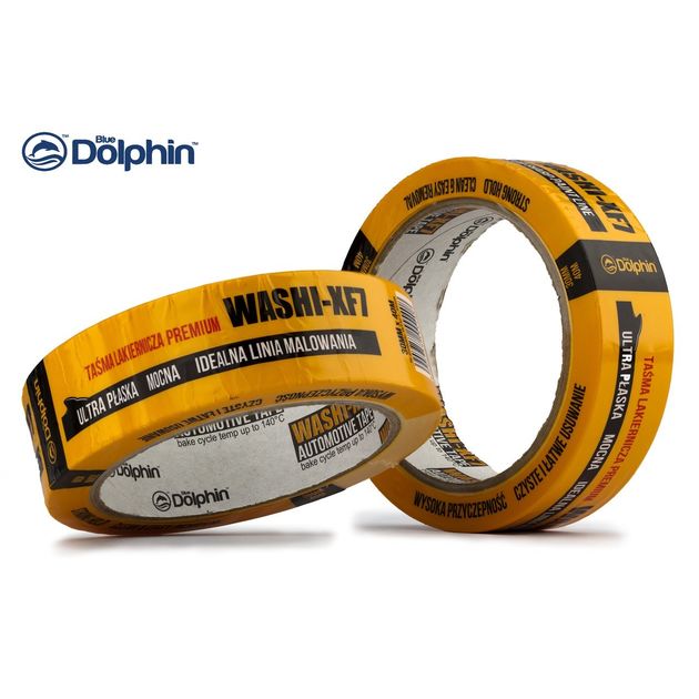 Малярна стрічка Blue Dolphin WASHI -XF7 PREMIUM автомобільна 30 мм х 40 м, фото , зображення 4 | SNABZHENIE.com.ua Малярна стрічка Blue Dolphin WASHI -XF7 PREMIUM автомобільна 30 мм х 40 м, фото , зображення 4 | SNABZHENIE.com.ua