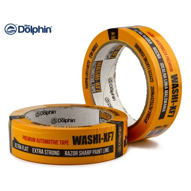 Малярна стрічка Blue Dolphin WASHI -XF7 PREMIUM автомобільна 30 мм х 40 м, фото , зображення 6 | SNABZHENIE.com.ua Малярна стрічка Blue Dolphin WASHI -XF7 PREMIUM автомобільна 30 мм х 40 м, фото , зображення 6 | SNABZHENIE.com.ua