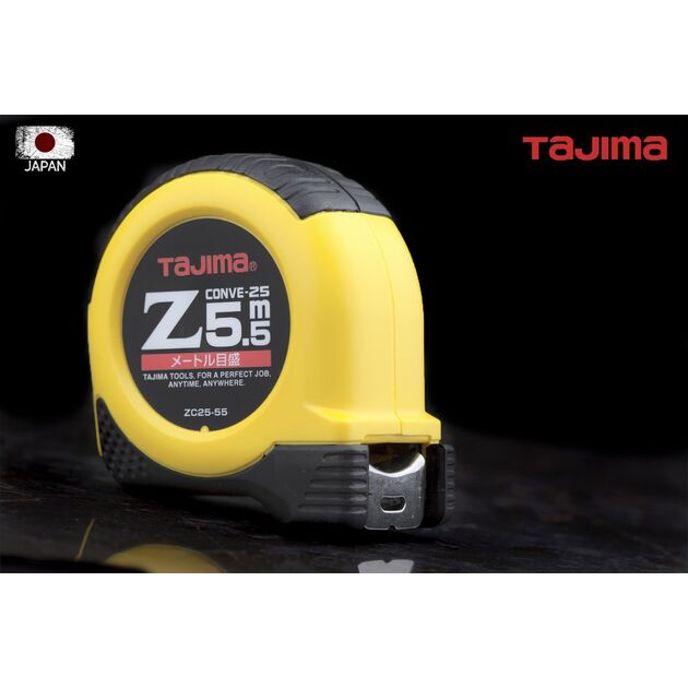 Рулетка TAJIMA Z LOCK 5,5м х 25мм ударопрочная, фото , изображение 7 | SNABZHENIE.com.ua Рулетка TAJIMA Z LOCK 5,5м х 25мм ударопрочная, фото , изображение 7 | SNABZHENIE.com.ua