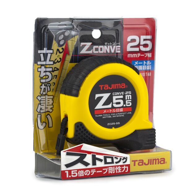 Рулетка TAJIMA Z LOCK 5,5м х 25мм ударопрочная, фото , изображение 8 | SNABZHENIE.com.ua Рулетка TAJIMA Z LOCK 5,5м х 25мм ударопрочная, фото , изображение 8 | SNABZHENIE.com.ua