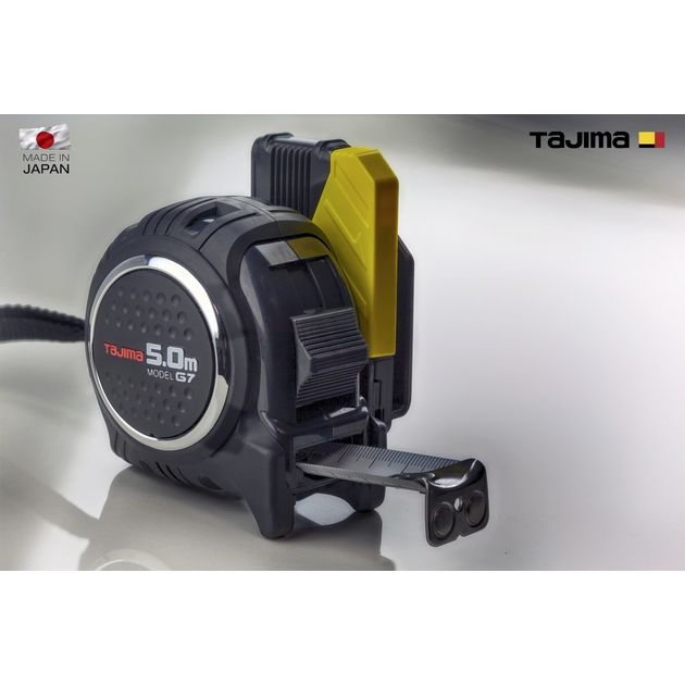 Рулетка TAJIMA 5м x 25мм G7 LOCK магнитная, ударопрочная, фото , изображение 2 | SNABZHENIE.com.ua Рулетка TAJIMA 5м x 25мм G7 LOCK магнитная, ударопрочная, фото , изображение 2 | SNABZHENIE.com.ua