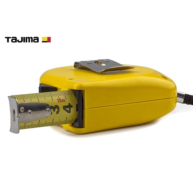 Рулетка строительная TAJIMA HI LOCK L25-100, 10м x 25мм, фото , изображение 5 | SNABZHENIE.com.ua Рулетка строительная TAJIMA HI LOCK L25-100, 10м x 25мм, фото , изображение 5 | SNABZHENIE.com.ua