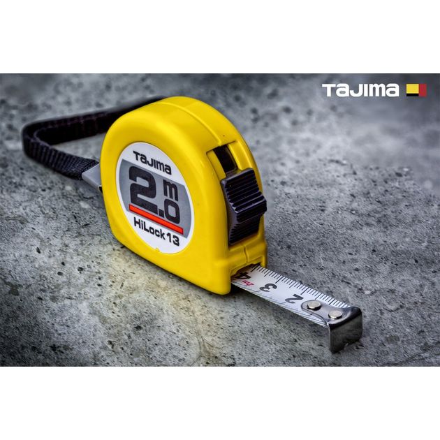 Рулетка строительная TAJIMA HI LOCK 2м х 13мм, фото , изображение 2 | SNABZHENIE.com.ua Рулетка строительная TAJIMA HI LOCK 2м х 13мм, фото , изображение 2 | SNABZHENIE.com.ua