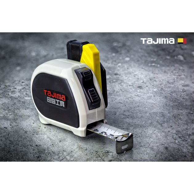 Рулетка будівельна 5м х 25мм TAJIMA (Японія) SIGMA посилена стрічка з автозупинкою та тримачем на пояс, фото , зображення 2 | SNABZHENIE.com.ua Рулетка будівельна 5м х 25мм TAJIMA (Японія) SIGMA посилена стрічка з автозупинкою та тримачем на пояс, фото , зображення 2 | SNABZHENIE.com.ua