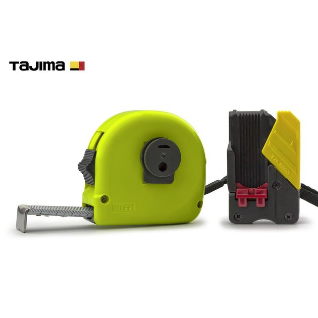 Рулетка TAJIMA 5,5м х 25мм водостойкая с держателем на пояс, фото , изображение 7 | SNABZHENIE.com.ua Рулетка TAJIMA 5,5м х 25мм водостойкая с держателем на пояс, фото , изображение 7 | SNABZHENIE.com.ua