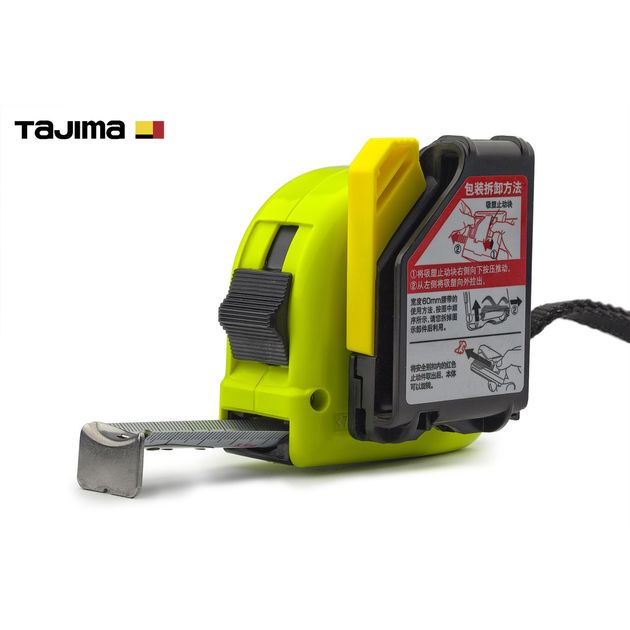 Рулетка TAJIMA 5,5м х 25мм водостойкая с держателем на пояс, фото , изображение 6 | SNABZHENIE.com.ua Рулетка TAJIMA 5,5м х 25мм водостойкая с держателем на пояс, фото , изображение 6 | SNABZHENIE.com.ua