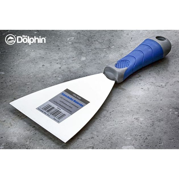 Шпатель малярный Blue Dolphin нержавеющий 100 мм, фото  | SNABZHENIE.com.ua
