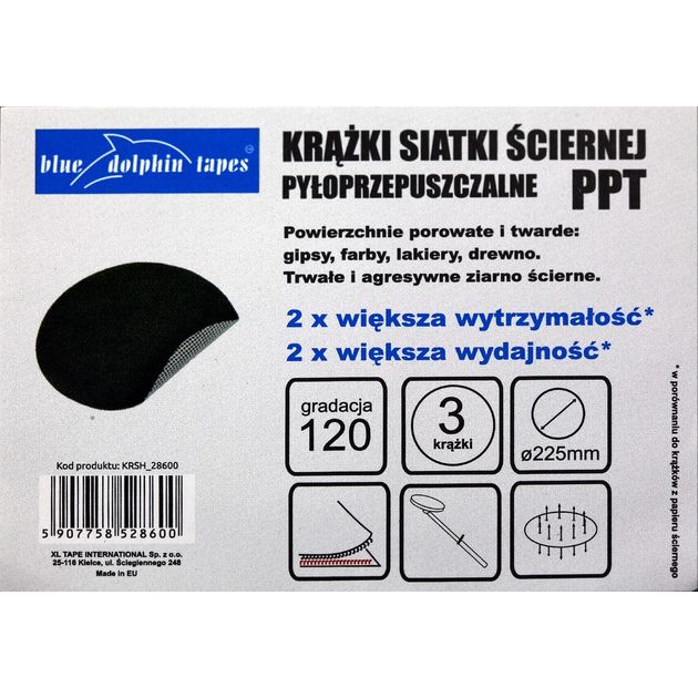 Шлифовальный круг Blue Dolphin 225 мм Р120 сетка, фото , изображение 4 | SNABZHENIE.com.ua Шлифовальный круг Blue Dolphin 225 мм Р120 сетка, фото , изображение 4 | SNABZHENIE.com.ua