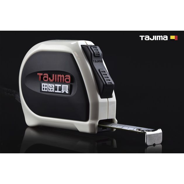 Рулетка строительная TAJIMA 3,5м х 16мм с автостопом, фото  | SNABZHENIE.com.ua