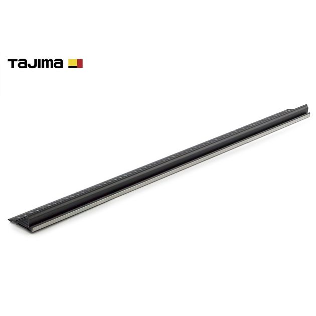 Антискользящая алюминиевая линейка TAJIMA CTG-SL 1000 мм с бортиком, фото , изображение 2 | SNABZHENIE.com.ua Антискользящая алюминиевая линейка TAJIMA CTG-SL 1000 мм с бортиком, фото , изображение 2 | SNABZHENIE.com.ua
