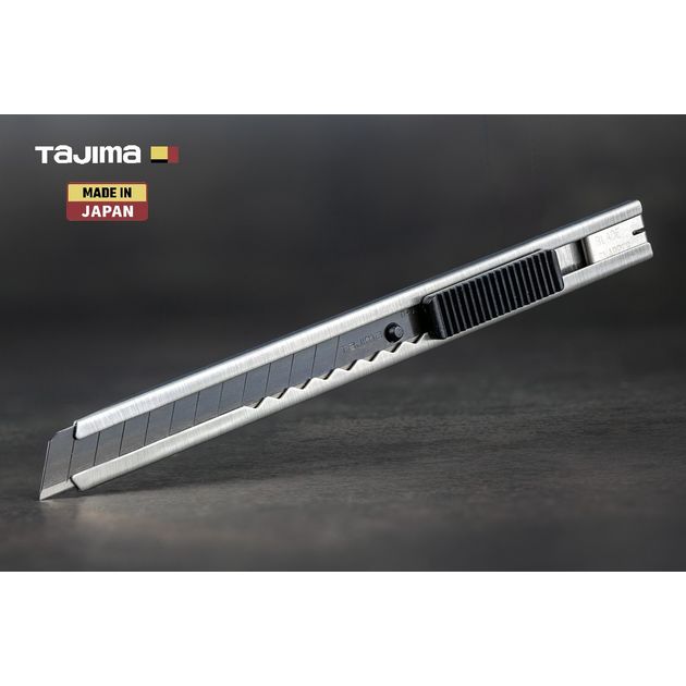 Нож канцелярский TAJIMA 9 мм с автоматическим фиксатором, фото , изображение 2 | SNABZHENIE.com.ua Нож канцелярский TAJIMA 9 мм с автоматическим фиксатором, фото , изображение 2 | SNABZHENIE.com.ua