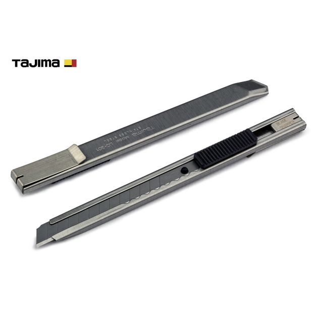 Нож канцелярский TAJIMA 9 мм с автоматическим фиксатором, фото , изображение 6 | SNABZHENIE.com.ua Нож канцелярский TAJIMA 9 мм с автоматическим фиксатором, фото , изображение 6 | SNABZHENIE.com.ua
