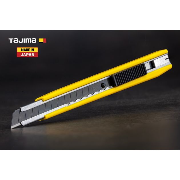 Нож канцелярский TAJIMA 9 мм LC303B с автоматическим фиксатором, фото , изображение 2 | SNABZHENIE.com.ua Нож канцелярский TAJIMA 9 мм LC303B с автоматическим фиксатором, фото , изображение 2 | SNABZHENIE.com.ua