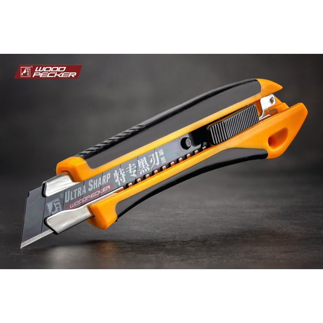 Нож строительный 18 мм с автофиксатором Woodpecker FD-785, фото  | SNABZHENIE.com.ua
