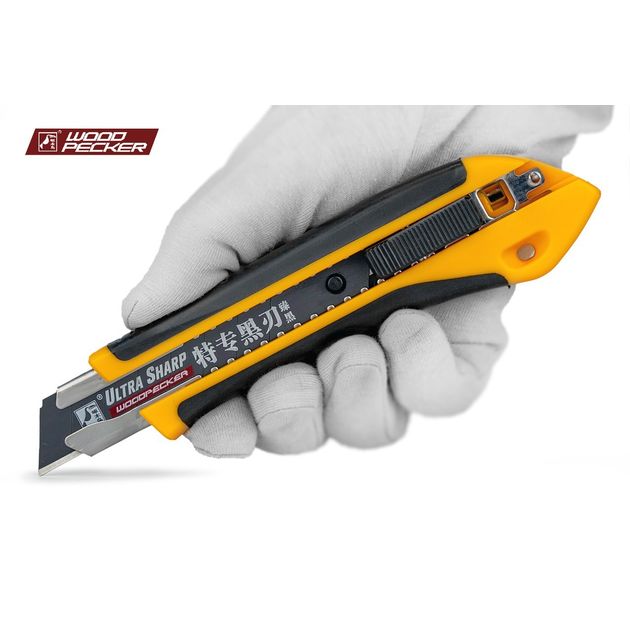Ніж будівельний 18мм автофіксатор Woodpecker FD-785, фото , зображення 9 | SNABZHENIE.com.ua Ніж будівельний 18мм автофіксатор Woodpecker FD-785, фото , зображення 9 | SNABZHENIE.com.ua