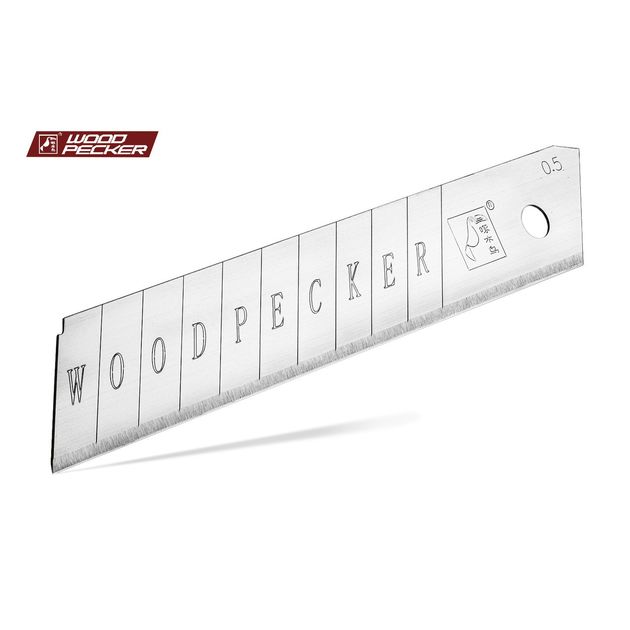 Лезвя для ножа 18мм Woodpecker сірі 50шт FD-01, фото , зображення 9 | SNABZHENIE.com.ua Лезвя для ножа 18мм Woodpecker сірі 50шт FD-01, фото , зображення 9 | SNABZHENIE.com.ua
