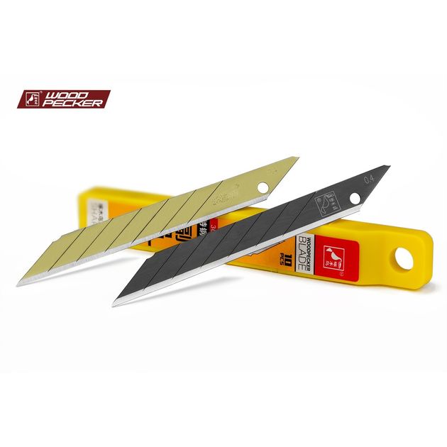 Лезва для ножа 9мм кут 30° Woodpecker сірі 10шт FP-930, фото , зображення 4 | SNABZHENIE.com.ua Лезва для ножа 9мм кут 30° Woodpecker сірі 10шт FP-930, фото , зображення 4 | SNABZHENIE.com.ua