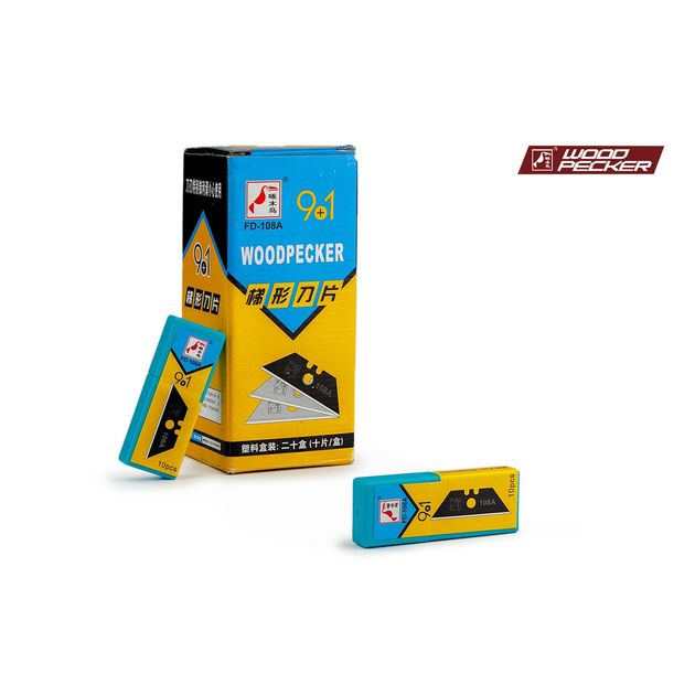Лезо трапеція Woodpecker 10 шт. FD-108A, фото , зображення 6 | SNABZHENIE.com.ua Лезо трапеція Woodpecker 10 шт. FD-108A, фото , зображення 6 | SNABZHENIE.com.ua