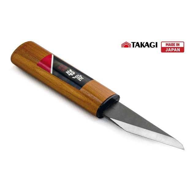 Нож для резьбы по дереву TAKAGI Kiridashi 75 мм, фото , изображение 6 | SNABZHENIE.com.ua Нож для резьбы по дереву TAKAGI Kiridashi 75 мм, фото , изображение 6 | SNABZHENIE.com.ua
