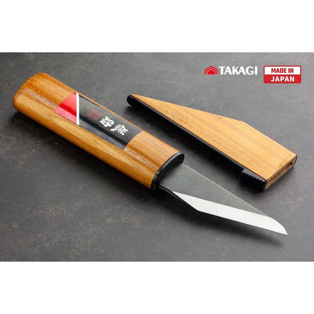 Нож для резьбы по дереву TAKAGI Kiridashi 75 мм, фото , изображение 2 | SNABZHENIE.com.ua Нож для резьбы по дереву TAKAGI Kiridashi 75 мм, фото , изображение 2 | SNABZHENIE.com.ua