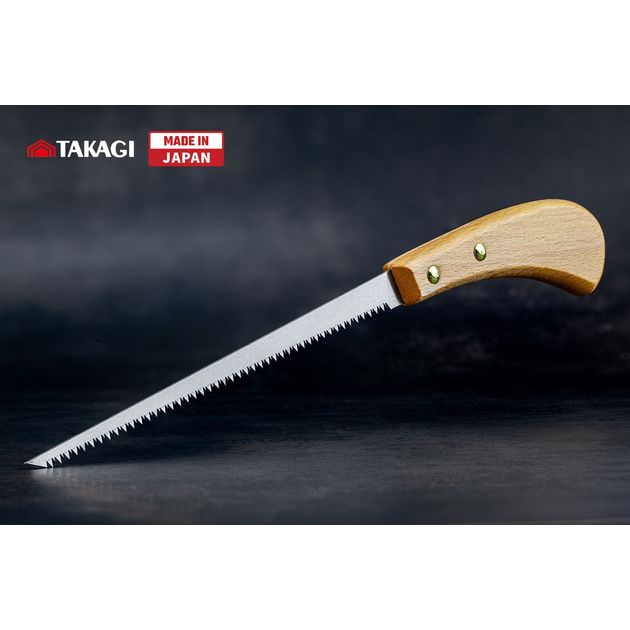 Ручна пила по дереву TAKAGI (Японія) Hikimawari викружна 15 TPI 180 мм, фото  | SNABZHENIE.com.ua