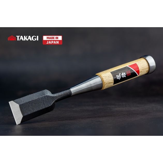 Японская стамеска долото 30 мм TAKAGI GISUKÉ Premium ударная, фото  | SNABZHENIE.com.ua