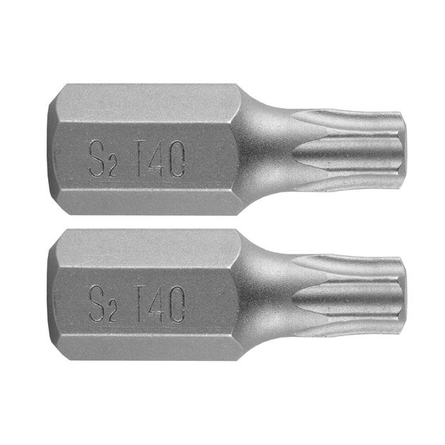 Насадки TORX T40, 30 мм, S2, 2 шт. NEO (10-922), фото  | SNABZHENIE.com.ua