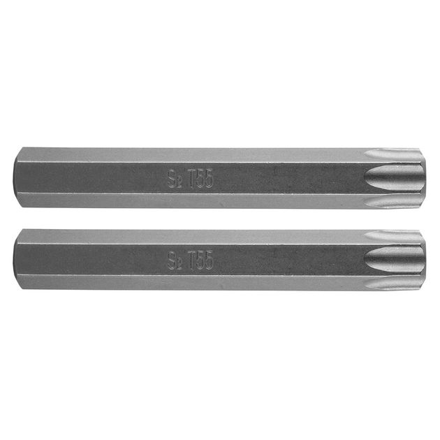 Насадки TORX T55 x 75 мм, S2, 2 шт. NEO (10-948), фото  | SNABZHENIE.com.ua