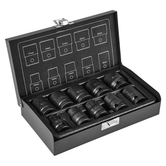 Сменные ударные головки 1/2", 10-24 мм, 10 шт. NEO (12-101), фото  | SNABZHENIE.com.ua