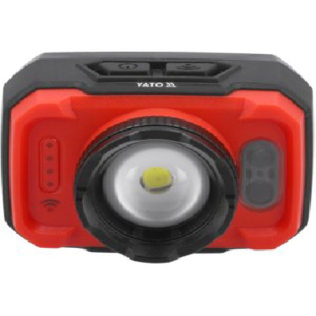 Налобный фонарь YATO, диодный, 3 режима, питание Li-Po 3,7 В, 1,2 Ач, фото , изображение 3 | SNABZHENIE.com.ua