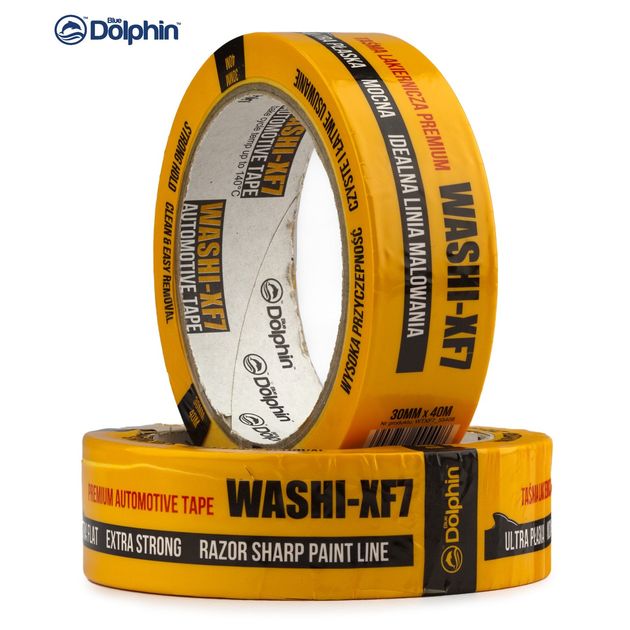 Малярна стрічка Blue Dolphin WASHI -XF7 PREMIUM автомобільна 37.1 мм х 40 м, фото , зображення 8 | SNABZHENIE.com.ua Малярна стрічка Blue Dolphin WASHI -XF7 PREMIUM автомобільна 37.1 мм х 40 м, фото , зображення 8 | SNABZHENIE.com.ua