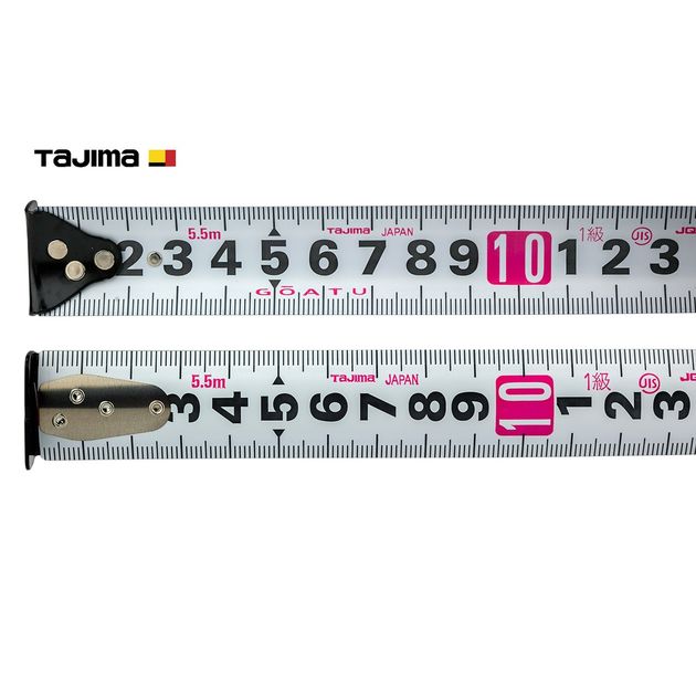 Рулетка TAJIMA 5,5м x 25мм с автостопом и магнитом, фото , изображение 5 | SNABZHENIE.com.ua