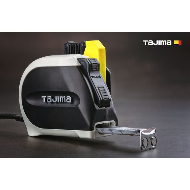 Рулетка TAJIMA 5,5м x 25мм с автостопом и магнитом, фото  | SNABZHENIE.com.ua