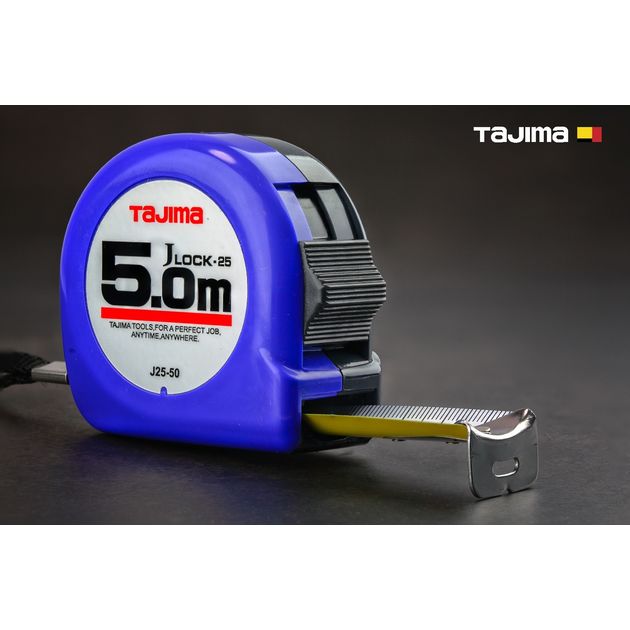 Рулетка строительная TAJIMA 5м х 25мм J LOCK J25-50, фото  | SNABZHENIE.com.ua