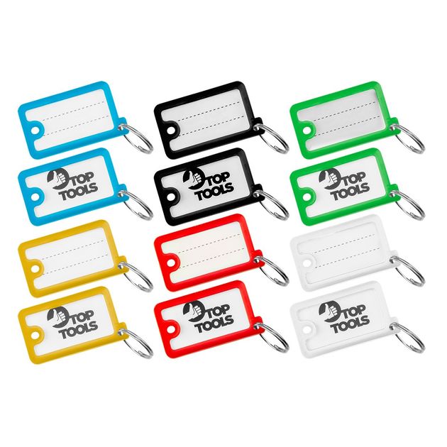 Бирки для ключей, набор Top Tools, 12 шт. 90U250, фото  | SNABZHENIE.com.ua