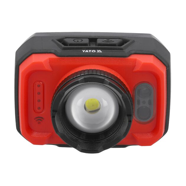 Налобный фонарь YATO, диодный, 3 режима, питание Li-Po 3,7 В, 1,2 Ач, фото  | SNABZHENIE.com.ua