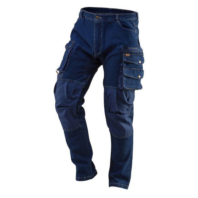 Рабочие штаны DENIM с усилением колена, размер M, фото  | SNABZHENIE.com.ua
