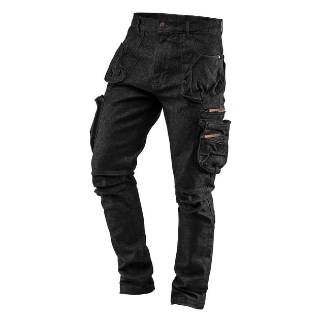 Робочие штаны 5 карманов DENIM, черные, размер XXL NEO, фото  | SNABZHENIE.com.ua