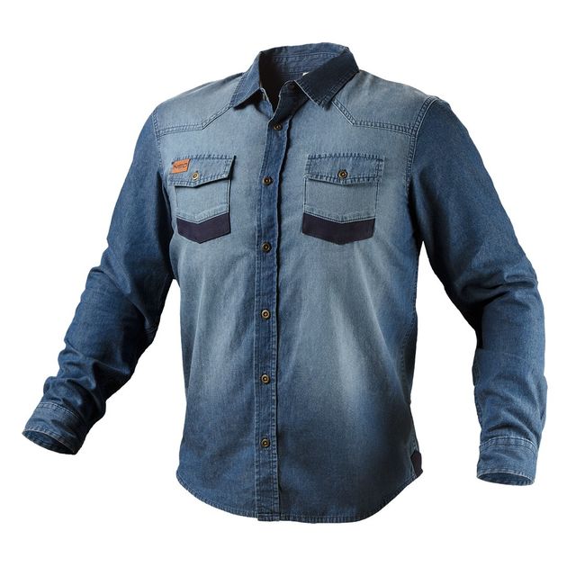 Рабочая сорочка DENIM, размер M, фото  | SNABZHENIE.com.ua