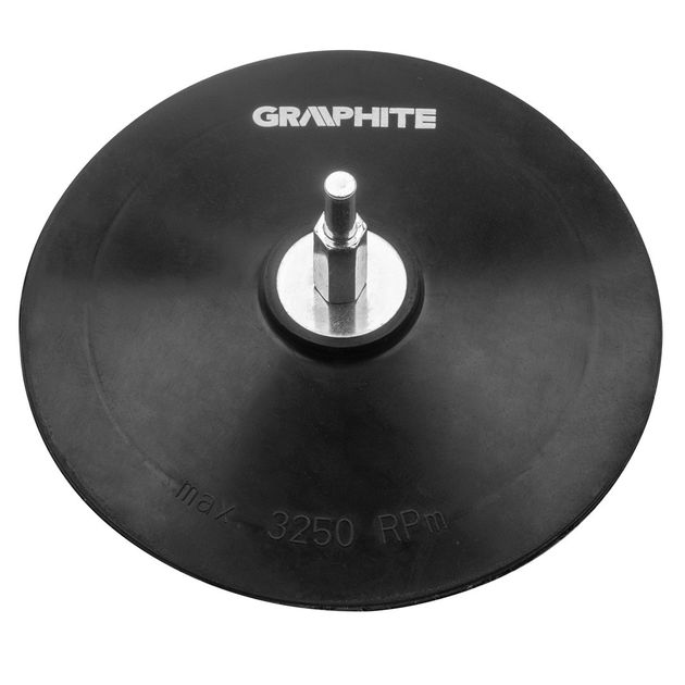 Эластичный диск 125 мм на липучке GRAPHITE (55H823), фото  | SNABZHENIE.com.ua
